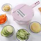 Multi-Functional 8-in-1 Vegetable Slicer, Grater & Potato Peeler