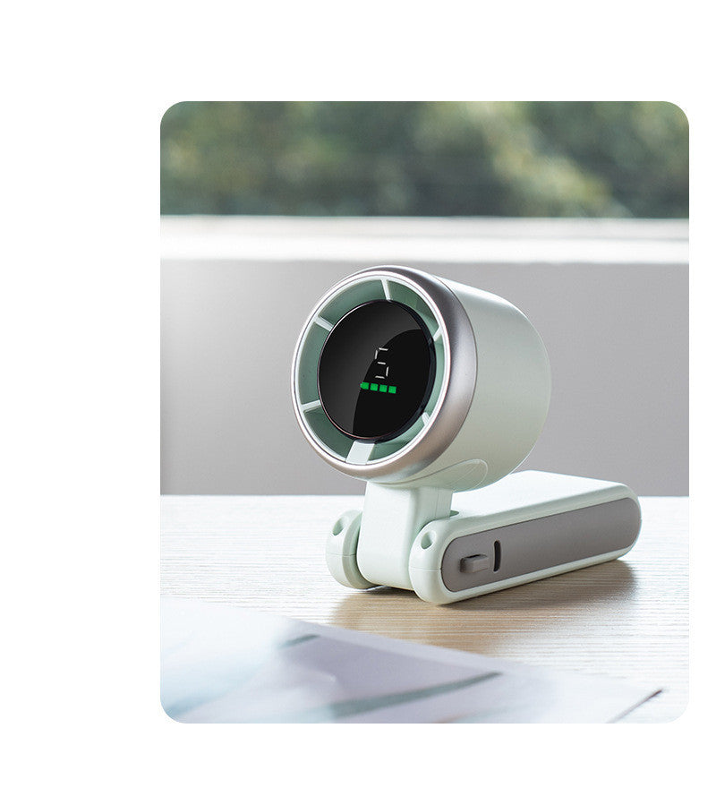 Hanging Neck Outdoor | 180° Folding Desktop Mini Fan | Hand-held Powerful Turbo Airflow