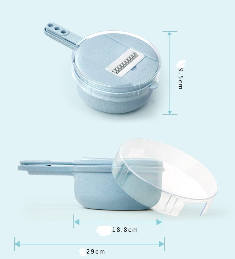 Multi-Functional 8-in-1 Vegetable Slicer, Grater & Potato Peeler