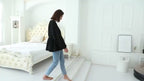 Lazy bean bag with inflatable folding sofa